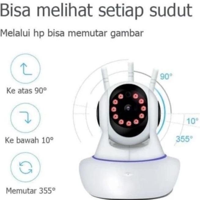 Ip Camera Cctv Hd 720P Wireless Wifi V380 Pro