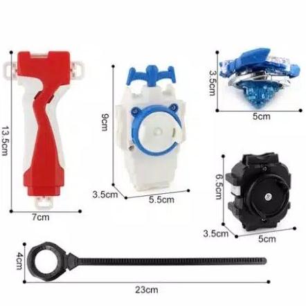 Gangsing Bayblade Beyblade Burst Set Besi Metal Grip Launcher Arena