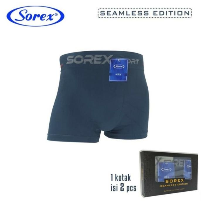 Celana Dalam Pria Sorex Boxer Seamles 2Pcs Celana Dalam M-L XL-XXL
