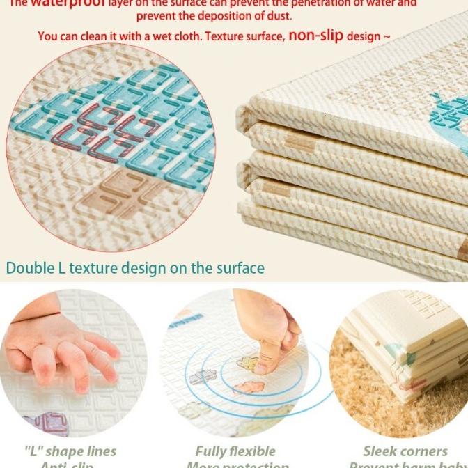 Karpet Lipat Anak Playmate Tikar Lipat Anak Foam Tikar Uk.180 x 200 Cm