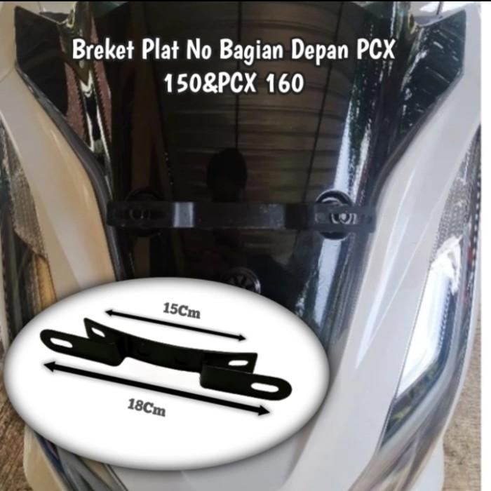 DUDUKAN PLAT NOMOR MODEL ORIGINAL ADV PCX 150 PCX 160 BAHAN BESI TEBAL