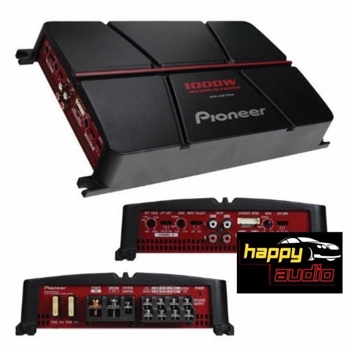 POWER AMPLIFIER 4 CHANNEL PIONEER GM-A6704 ORIGINAL BERGARANSI RESMI