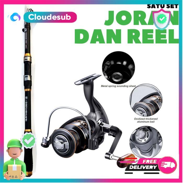 SATU SET PAKET JORAN REEL PANCING POWER HANDLE MURAH - 2.1 METER