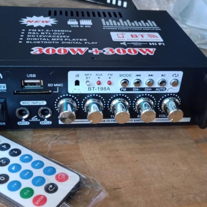 POWER AMPLIFIER AUDIO MOBIL DC-12VOLT USB BLUETOOTH