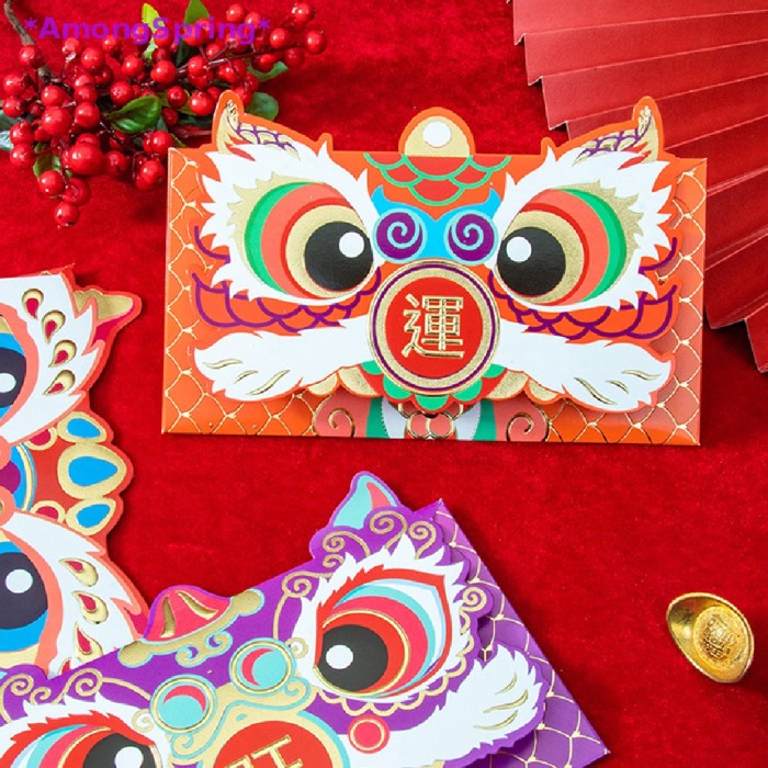 

New! 3Pcs / Set Amplop Angpao Tahun Baru Cina / Imlek 2023 Limited