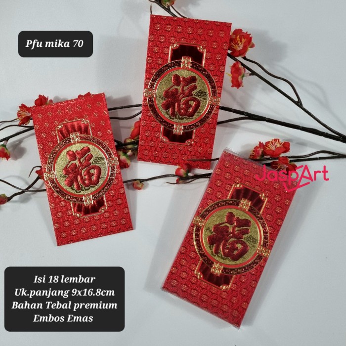 

New! ANGPAO IMLEK FUK PANJANG FU ISI 20 LEMBAR FUNG PAU HONGBAO FUK KOTAK Limited