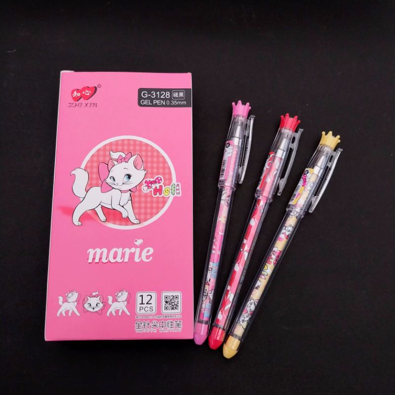 

(12 pcs) Bolpen Zhixin Lovein Mahkota