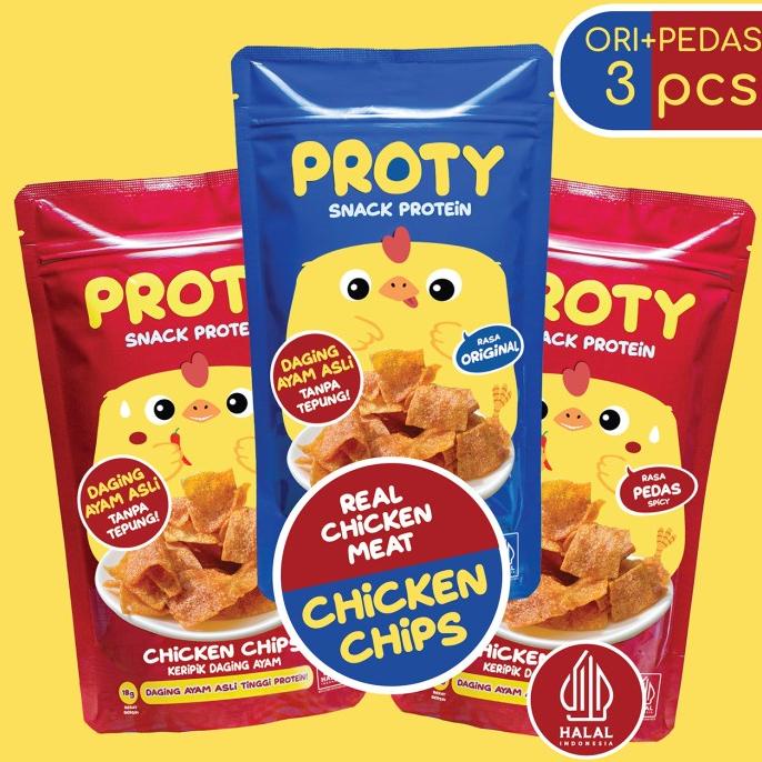 

READY STOCK SNACK CEMILAN DIET RENDAH KALORI PROTY ORI(1)+PEDAS(2) KETO FRIENDLY !!!!!