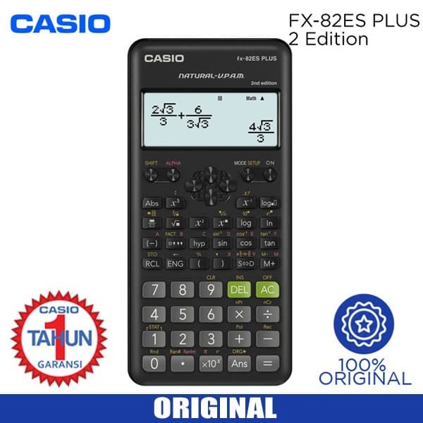 

KALKULATOR CASIO FX 82ESPLUS ORIGINAL TERBARU