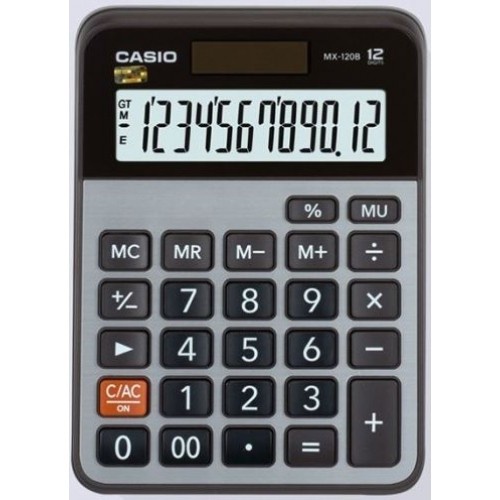 

CASIO CALCULATOR MX-120B - KALKULATOR MEJA OFFICE DESKTOP MX 120 B ORIGINAL TERBARU
