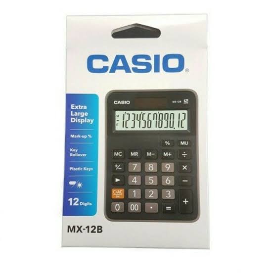 

KALKULATOR CASIO MX 12B ORIGINAL TERBARU