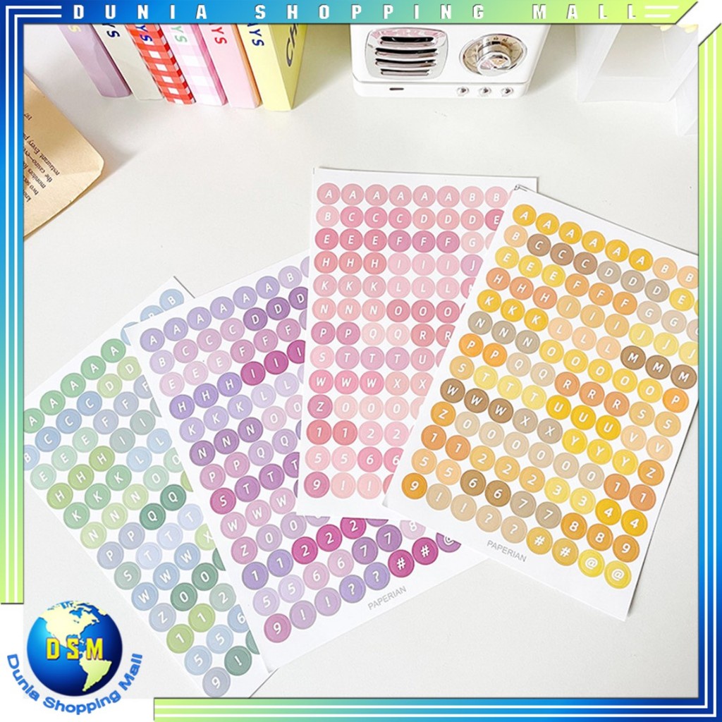 

DSM Stiker Huruf Deco Alphabet Untuk Diary Aesthetic Sticker Dekorasi Jurnal Scrapbook Stiker Alat Tulis Simple Hadiah Keyboard