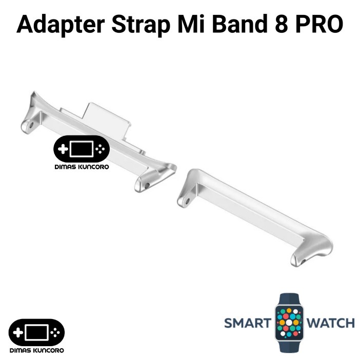 Ready Stok Adapter Strap Mi Band 8 Pro Connector Konektor Xiaomi Smart Tali Metal