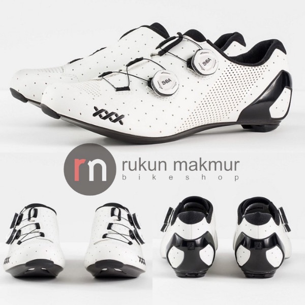 NEW BONTRAGER SHOES XXX ROAD CARBON WHITE SHOE SEPATU CLEAT BALAP ORIGINAL TERBARU