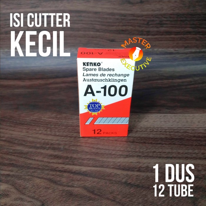 

[Dus - 12 Tube] Kenko Isi Cutter Kecil / Small Spare Blades A 100