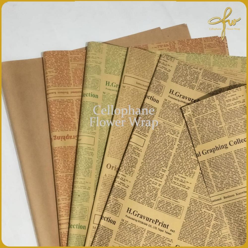 

Ready!!!(COD) Kertas Buket Premium Vintage Craft Paper