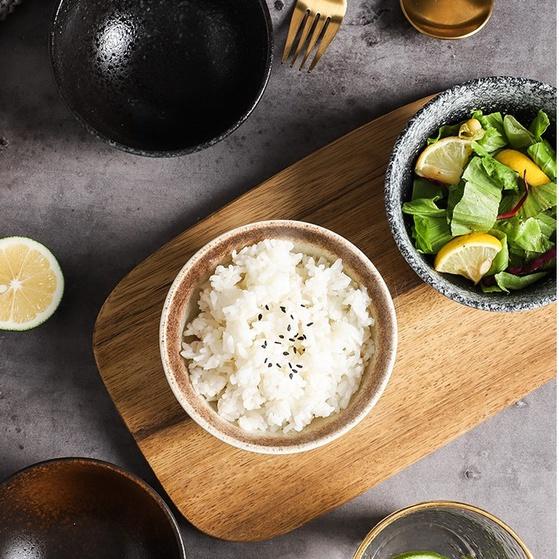 M Japanese Rice Bowl / Mangkok Mangkuk Nasi Sop Kerak Jepang Korea Rustic Unik Aesthetic / Japanese 