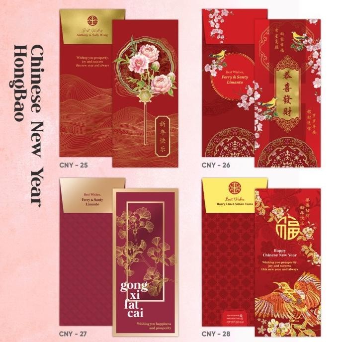 

New! NEW CNY ANGPAO IMLEK COSTUM 2022 ANGPAU SINCIA CHINESE NEW YEAR AMPLOP Limited