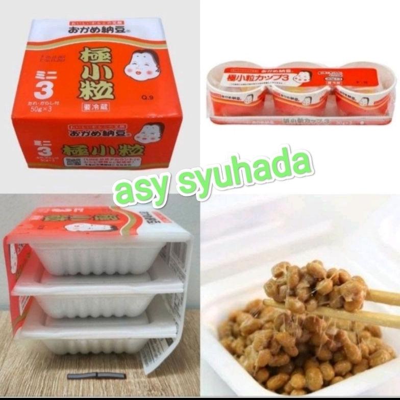 

Ready okame natto kotsubu cup 3 / tape kedelai jepang / okame nato