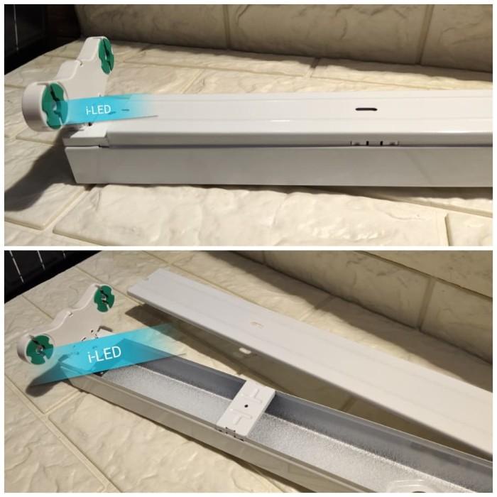 Rumah Lampu Neon Tl T8 Batten 2 X 36 Watt 120 Cm Led No Simbat Philips