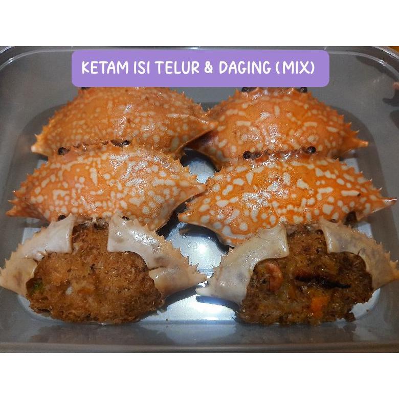 

Ready KETAM ISI TELUR & DAGING RAJUNGAN (MIX) - Kepiting Buncit Isi HOMEMADE