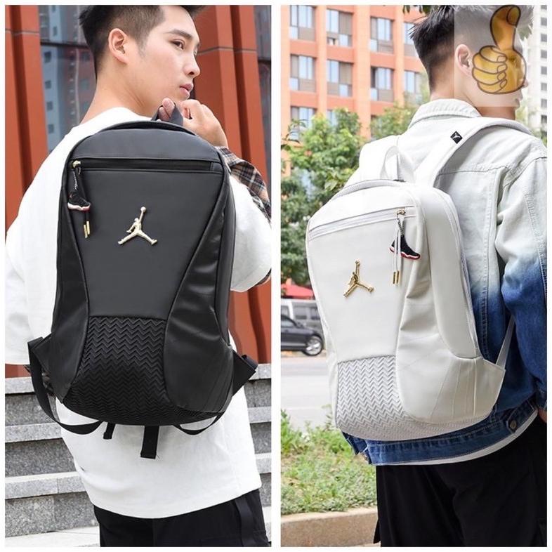 Cuci Gudang Ransel Jordan Kulit Retro 12 / Backpack Bagpack Leather Jordan Retro 12 / Tas Sekolah / 