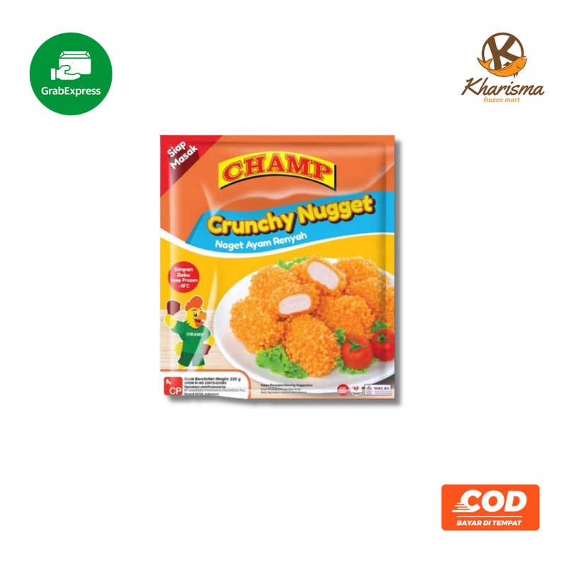 

Champ Crispy Nugget Nuget Crunchy 225g Nuget Kanzler