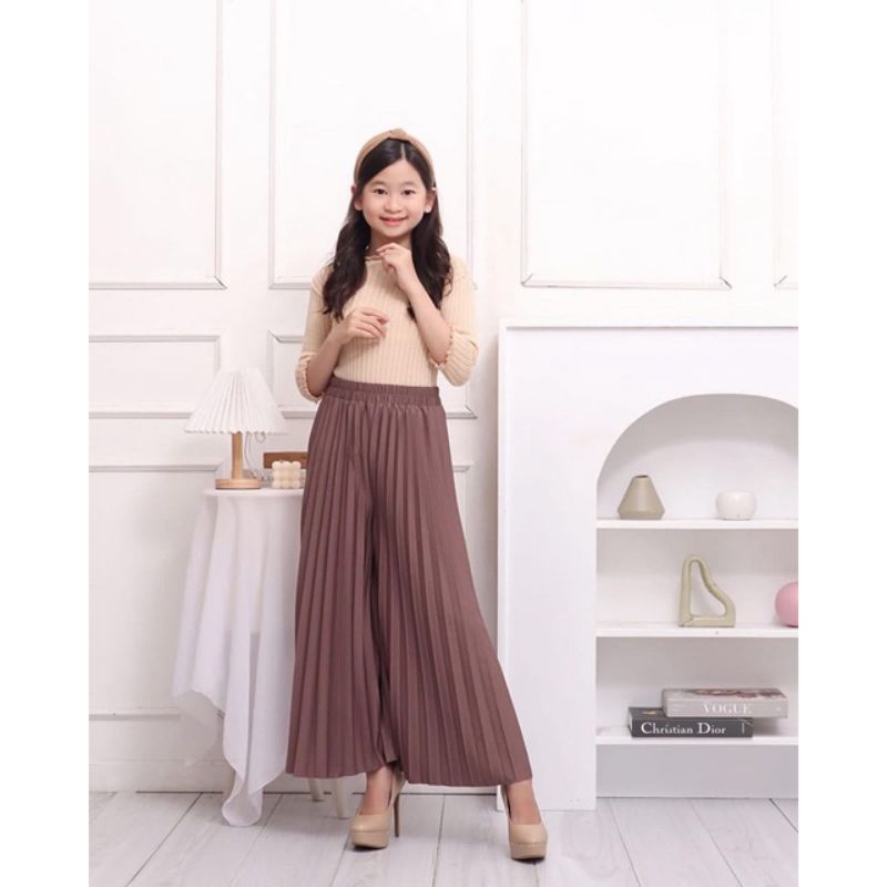 CELANA KULOT PLISKET ANAK TANGGUNG/REMAJA PREMIUM || CELANA PLISKET REMAJA 10-14 THN