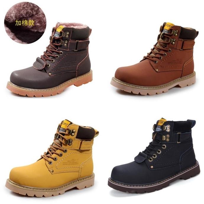 Boots pria sepatu winter waterproof
