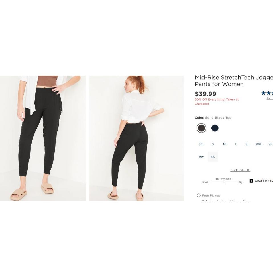 Old-N 215 D-Rise Stretch Jogger Pants - Celana Jogger Wanita Branded