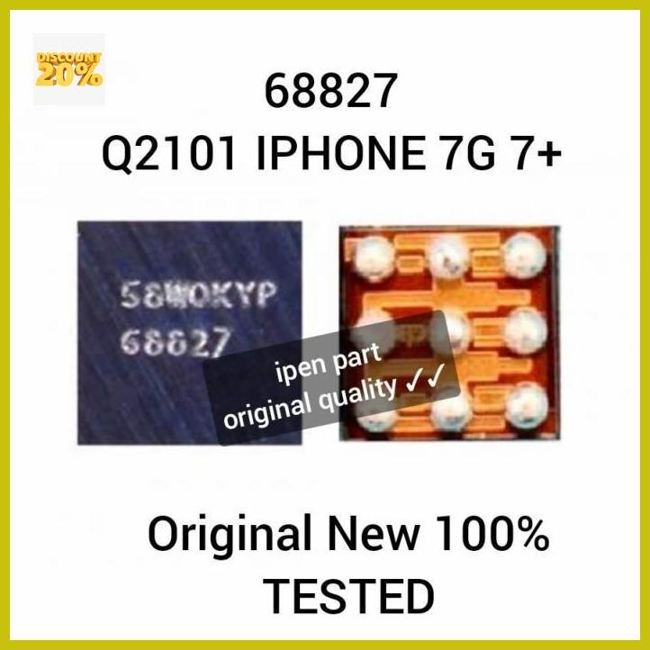 Ic Charging 68827 Iphone 7 7+ Plus 0Rry New Tested Cas Charger Free Ongkir