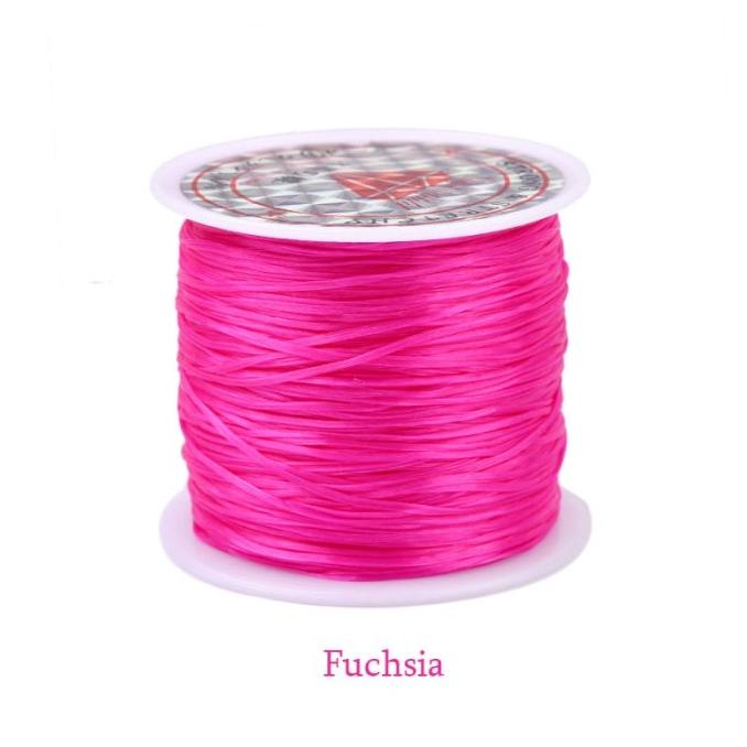 

Tali Benang Karet Elastis 60 Meter Super Kuat Bahan Craft Gelang Dan K