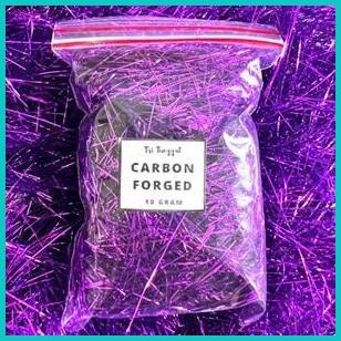 Carbon Forged Halus Warna Ungu 10gr Serat Metalik Warni Kevlar 16novz3