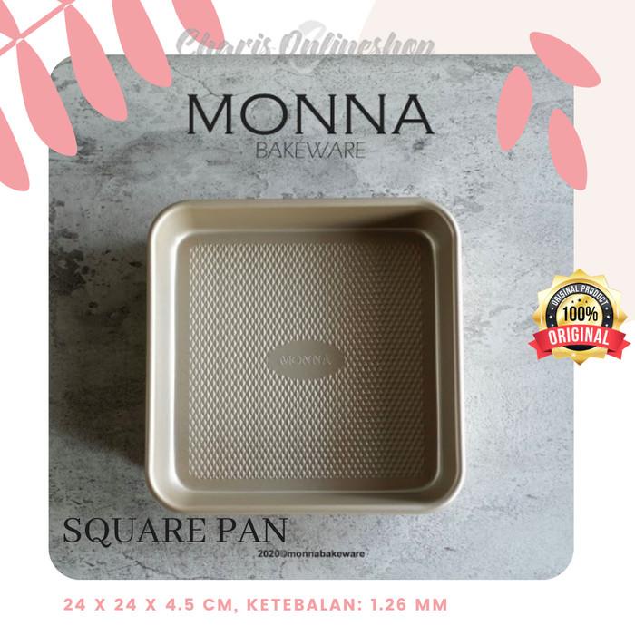 Signora Monna Bakeware - Square Pan Loyang Kue Bolu, Zebra, Chiffon