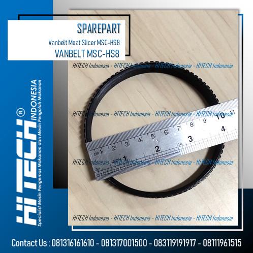 Van Belt Meat Slicer Msc-Hs8 Vanbelt Mesin Iris Daging Ms220
