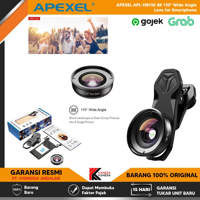 APEXEL APL-HB110 Phone Lens 110 Wide Angle Lens Universal