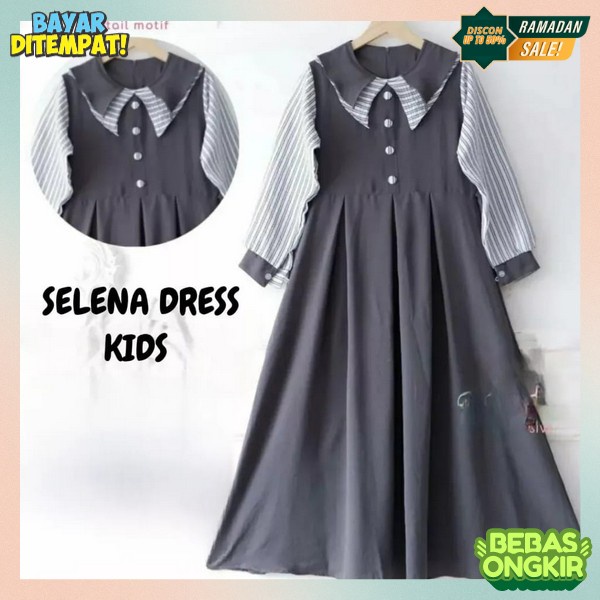 Pakean Sar'I Perempuan Kekinian Jalan Gaul Viral Gsmis Mengaji Maxi Baju Gamis Anak Muslim Amira Sya