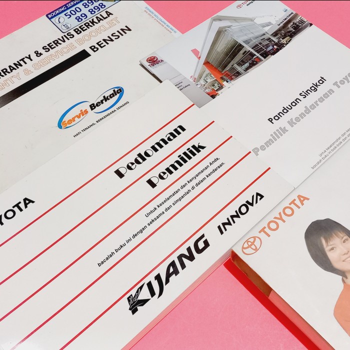 {Second} Buku Manual Pedoman Petunjuk Manual Book Toyota Innova Murah