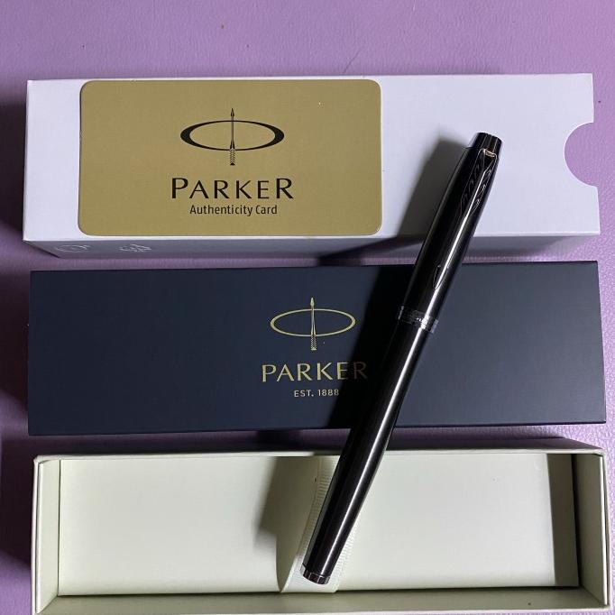 

Pulpen Parker IM New Dark Expresso CT Roller Ball ( Klip Silver )