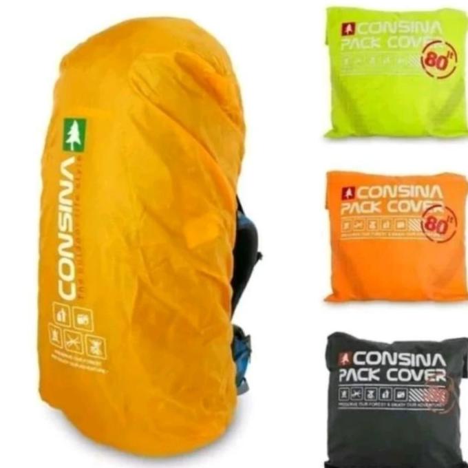 rain cover bag consina 80 liter original