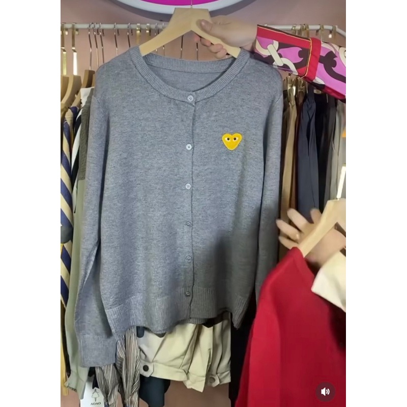 [AMAZED PEOPLE] CARDIGAN CDG PLAY BANGKOK