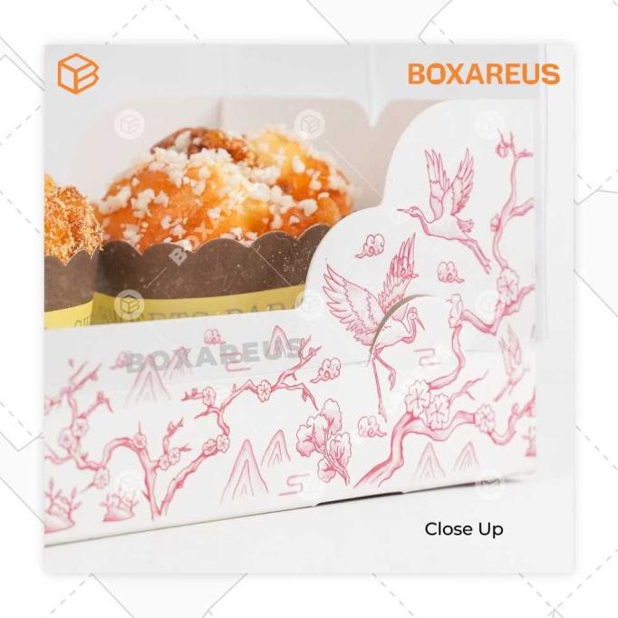 

Big Sale Box Mika Imlek CNY Dus Roll Cake Bolu Gulung Cupcake Isi 3| WB MULTI 3 ~