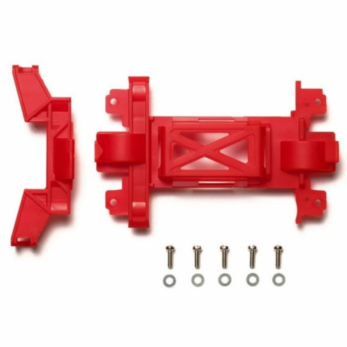 Tamiya 95367 Reinforced Gear Cover For MS Chassis Red Mini 4WD
