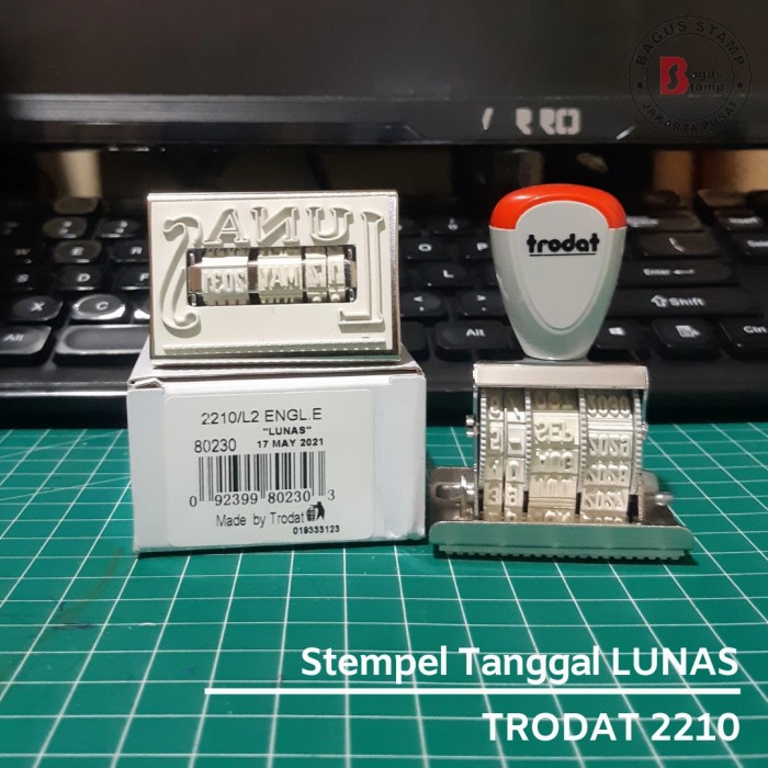 

Stempel Tanggal dan Paid, Lunas, Received Manual Trodat 2210