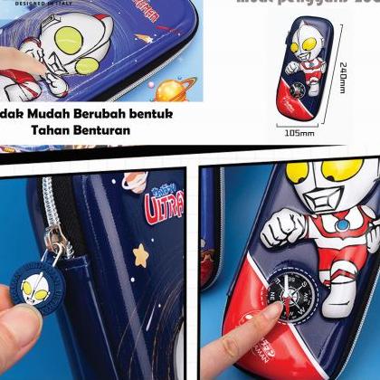 

Kotak Sil Anak Laki Cowo Motif Ultraman Hero Tempat Sil Viral Estetik Jepang 3D Timbul Hardcase