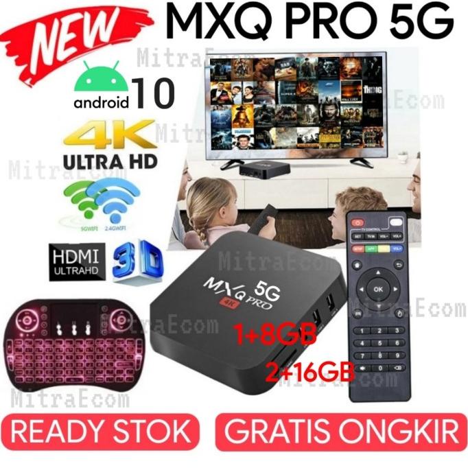 TERMURAH STB Android TV BOX MXQ PRO ULTRA HD 4K ORIGINAL