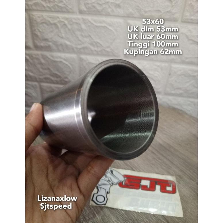 Flash Sale Liner Boring Uk 53X60 Tinggi 100Mm Bore Up Mio Sporty  Mio J  Beat Sale