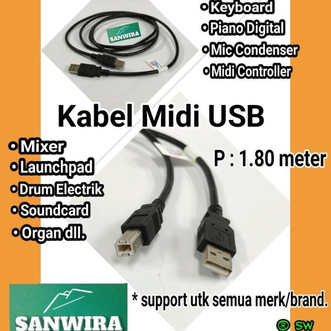 Kabel Midi Usb