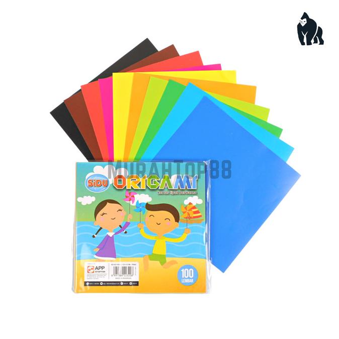 

Kertas Lipat Origami Kecil 12X12 Cm Warna Sidu [Isi 100 Lembar]