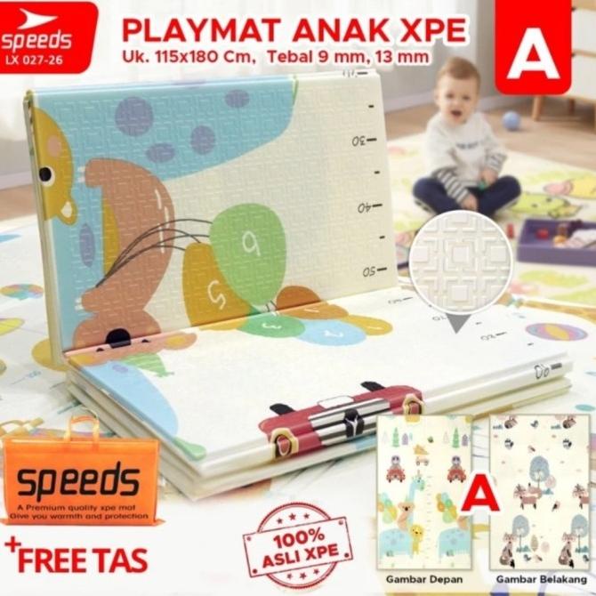 Speeds Karpet Lipat Bayi Playmat Bayi Alas Tikar Anak